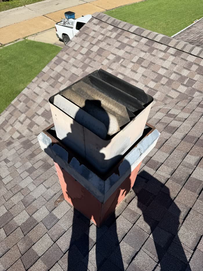 Rebuilt chimney housing taking shape